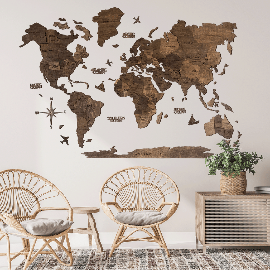 weltkarte für die wand